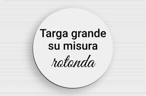 Targa dibond su misura - Alluminio dibond - custom - none - it-sur-mesure-l-dibond-rond