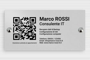 Targhe con codice QR - Alluminio - undefined - anodise - screws-caps - it-targa-codice-qr-001-3-1747218097112