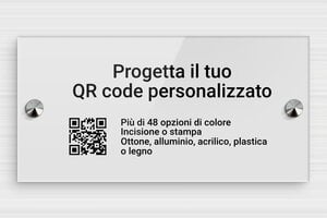 Targhe con codice QR - Plexiglass - undefined - custom - screws-caps - it-targa-codice-qr-004-3-1747218263195