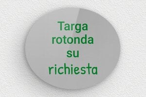 Targhe color argento - Plexiglass - undefined - gris-vert - none - it-targa-colore-argento-001-2-1747275679199