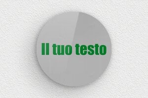 Targhe grigie - Plexiglass - undefined - gris-vert - none - it-targa-colore-grigio-004-2-1747275362449