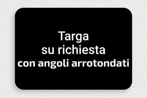 Targhe nere - PVC - undefined - noir-blanc - none - it-targa-colore-nero-002-1-1747275622515