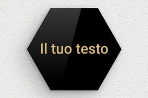 Targhe nere - Plexiglass - undefined - noir-or - none - it-targa-colore-nero-003-5-1747275658188