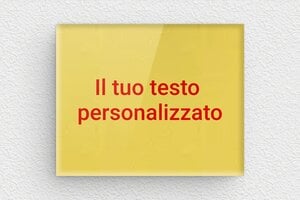 Targhe dorate - Plexiglass - undefined - or-clair-rouge - none - it-targa-colore-oro-004-4-1747275280332
