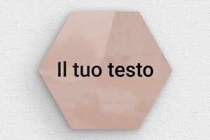 Targhe rosa - Plexiglass - undefined - miroir-rose-noir - none - it-targa-colore-rosa-003-5-1747275529586