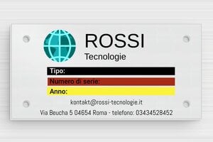 Targhe di tipo industriale - Alluminio - undefined - brosse - holes-only - it-targa-industriale-002-2-1747216097049