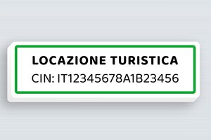 Targhe per campeggio - PVC espanso - custom - glue - it-targa-locazione-turistica-004