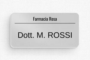 Badge per infermieri  - Etichetta Alluminio - Magneti - undefined - anodise - badge - it-targa-nome-013-3-1747214641753