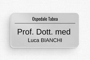 Badge per infermieri  - Etichetta Alluminio - Magneti - undefined - anodise - badge - it-targa-nome-013-5-1747214756903