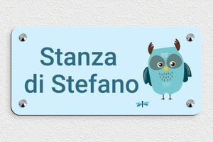 Targhette porta cameretta bambini - PVC - undefined - custom - screws-caps - it-targa-nome-015-2-1747214214919