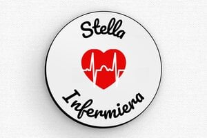 Badge per infermieri  - Etichetta PVC - Magneti - undefined - gris-noir - badge - it-targa-nome-021-3-1747214693606