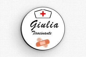 Badge per infermieri  - Etichetta PVC - Spilla - undefined - custom - badge - it-targa-nome-025-3-1747214711251