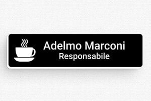 Badge magnetici  - Etichetta PVC - Magneti - undefined - noir-blanc - badge - it-targa-nome-035-3-1747279568334