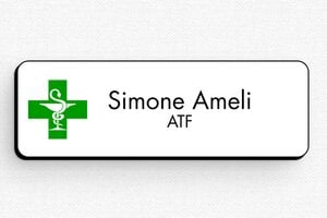Badge per infermieri  - Etichetta PVC - Magneti - undefined - custom - badge - it-targa-nome-038-3-1747279580464