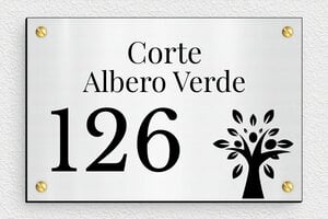 Numeri civici in alluminio - PVC - undefined - gris-brosse-noir - screws - it-targa-numero-casa-acciaio-inox-001-5-1747277343434