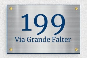 Numeri civici in alluminio - PVC - undefined - acier-bleu - screws - it-targa-numero-casa-acciaio-inox-002-5-1747277375099