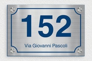 Numeri civici in alluminio - PVC - undefined - acier-bleu - screws-caps - it-targa-numero-casa-acciaio-inox-003-5-1747277404460