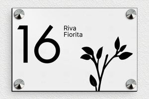 Targhe in plastica - PVC - undefined - gris-noir - screws-caps - it-targa-numero-casa-acciaio-inox-004-4-1747277425898