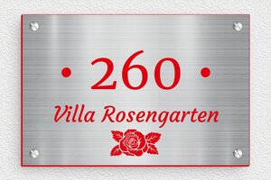 Numeri civici in alluminio - PVC - undefined - acier-rouge - screws - it-targa-numero-casa-acciaio-inox-004-5-1747277431708