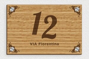 Numeri civici in legno - Legno - undefined - chene - screws-caps - it-targa-numero-casa-legno-002-3-1747277485833