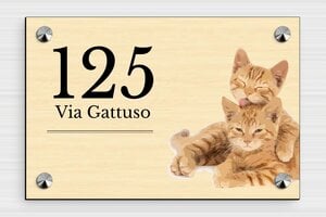 Numeri civici in legno - PVC - undefined - erable-noir - screws-caps - it-targa-numero-casa-legno-002-4-1747277490734