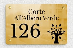 Targhette per porta in ottone - Ottone - undefined - poli - screws - it-targa-porta-ottone-001-1-1747277820452