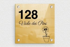 Targhette per porta in ottone - Ottone - undefined - poli - screws - it-targa-porta-ottone-001-4-1747277834858