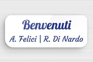 Targhe con nome casa - Plexiglass - undefined - blanc-bleu - glue - it-targa-porta-plexiglass-012-3-1747279853316