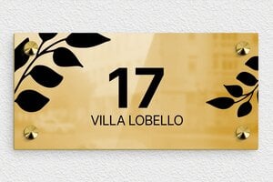 Targhette per porta in ottone - Ottone - undefined - poli - screws-caps - it-targa-porta-villa-ottone-002-4-1747277861621