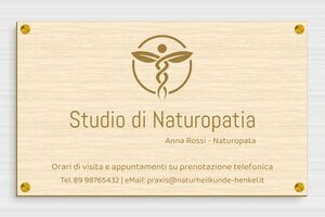 Targhe professionali con logo - Legno - undefined - erable - screws-spacer - it-targa-pratica-legno-002-3-1747280256302