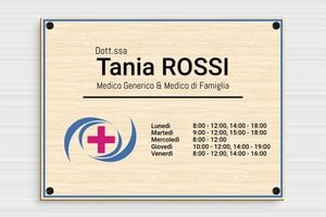 Targhe professionali in legno - Legno - undefined - erable - screws-spacer - it-targa-pratica-legno-004-3-1747280287836