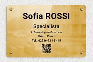 Targhe professionali in ottone - Ottone - undefined - poli - screws-caps - it-targa-pratica-ottone-002-5-1747219573702