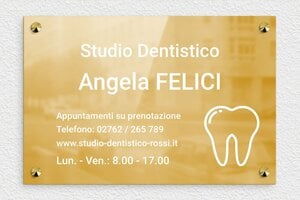 Targhe professionali in ottone - Ottone - undefined - poli - screws-caps - it-targa-pratica-ottone-003-5-1747219655425