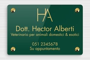 Targhe professionali in plexiglas - Plexiglass - undefined - vert-or - screws-caps - it-targa-pratica-plexiglass-021-3-1747280151604