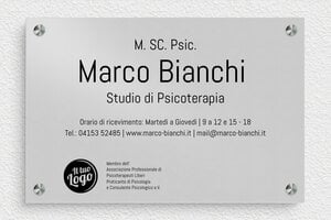 Targhe professionali - Alluminio - undefined - anodise - screws-spacer - it-targa-pratica-psicologica-002-2-1747217199807