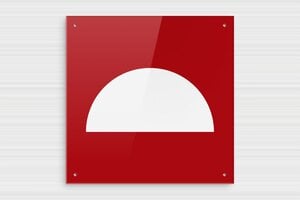Cartelli antincendio - Plexiglass - undefined - rouge-blanc - holes-only - it-targa-protezione-incendio-002-3-1747217860460