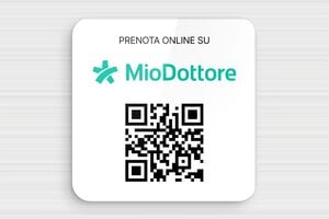 Targhe per studi fisioterapici - Plexiglass - undefined - custom - glue - it-targa-qr-code-appuntamento-001-3-1747646755496