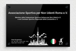 Targhe per strutture sportive - Plexiglass - undefined - custom - screws-spacer - it-targa-sportiva-005-1-1747217691657