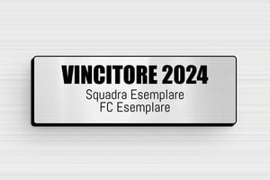 Targhe per coppe e trofei - PVC - undefined - gris-brillant-noir - glue - it-targa-trofeo-sportivo-004-4-1747217820140