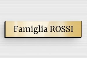 Targhette per porta - PVC - undefined - or-brillant-noir - glue - it-targhe-per-casse-postali-001-1-1747212757933