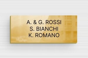 Targhe in ottone - Ottone - undefined - poli-noir - glue - it-targhetta-autoadesiva-per-citofono-004-2-1747216505798