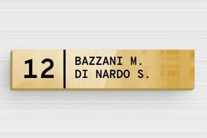 Targhe in ottone - Ottone - undefined - poli-noir - glue - it-targhetta-autoadesiva-per-citofono-005-4-1747216551406