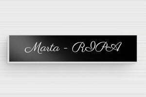 Targhette per cassette postali in alluminio - Alluminio - undefined - noir - magnetic - it-targhetta-cassetta-postale-alluminio-001-2-1747276504276