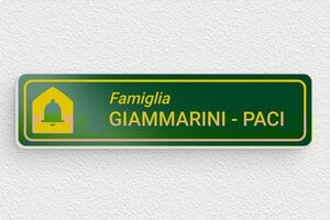 Targhette per cassette postali in alluminio - Alluminio - undefined - vert - glue - it-targhetta-cassetta-postale-alluminio-003-2-1747276549443