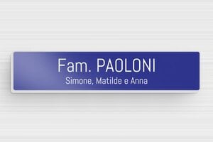 Targhette citofono in alluminio - Alluminio - undefined - bleu - glue - it-targhetta-cassetta-postale-alluminio-015-14-1747278855101