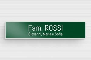 Targhette citofono in alluminio - Alluminio - undefined - vert - glue - it-targhetta-cassetta-postale-alluminio-015-22-1747278887044