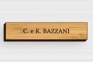 Targhette per cassette postali in legno - Legno - undefined - bambou - glue - it-targhetta-cassetta-postale-legno-004-1-1747276644403