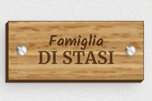Targhette per cassette postali in legno - Legno - undefined - chene - screws - it-targhetta-cassetta-postale-legno-004-2-1747276655354