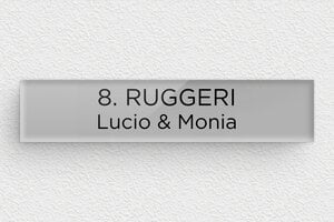 Targhette per cassette postali in plexiglas - Plexiglass - undefined - gris-noir - none - it-targhetta-cassetta-postale-plexiglass-011-13-1747278740274