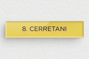 Targhette per cassette postali in plexiglas - Plexiglass - undefined - or-clair-noir - none - it-targhetta-cassetta-postale-plexiglass-011-15-1747278751653